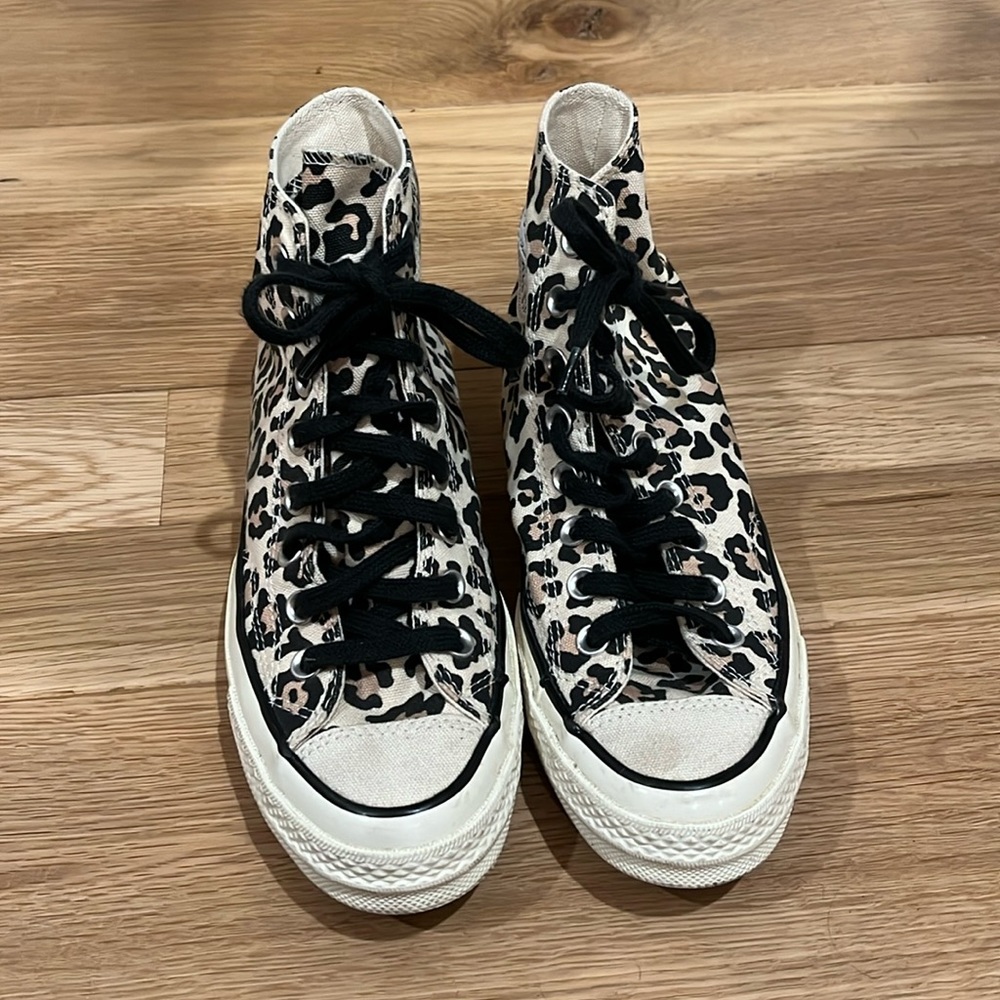 Cheetah Print Converse